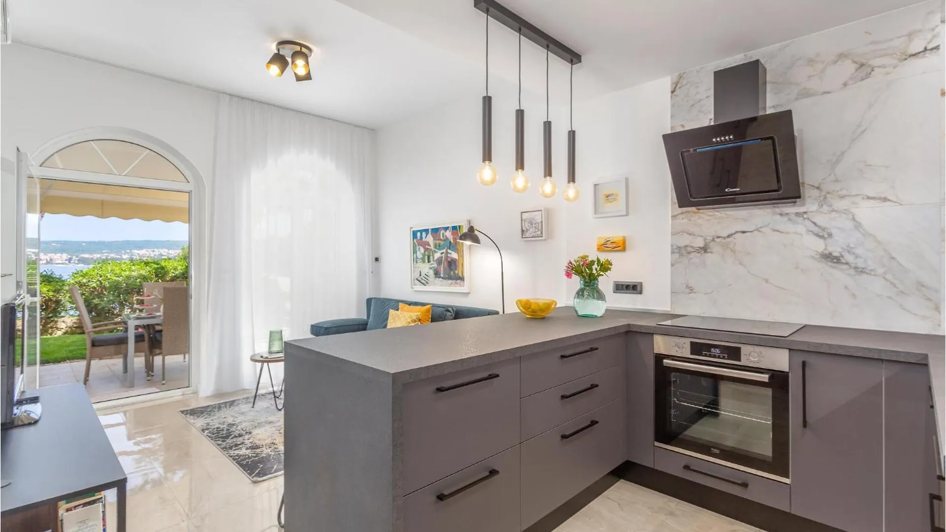 Beautiful Apartment In Porat With House Sea View 0*, Porat (Krk)
